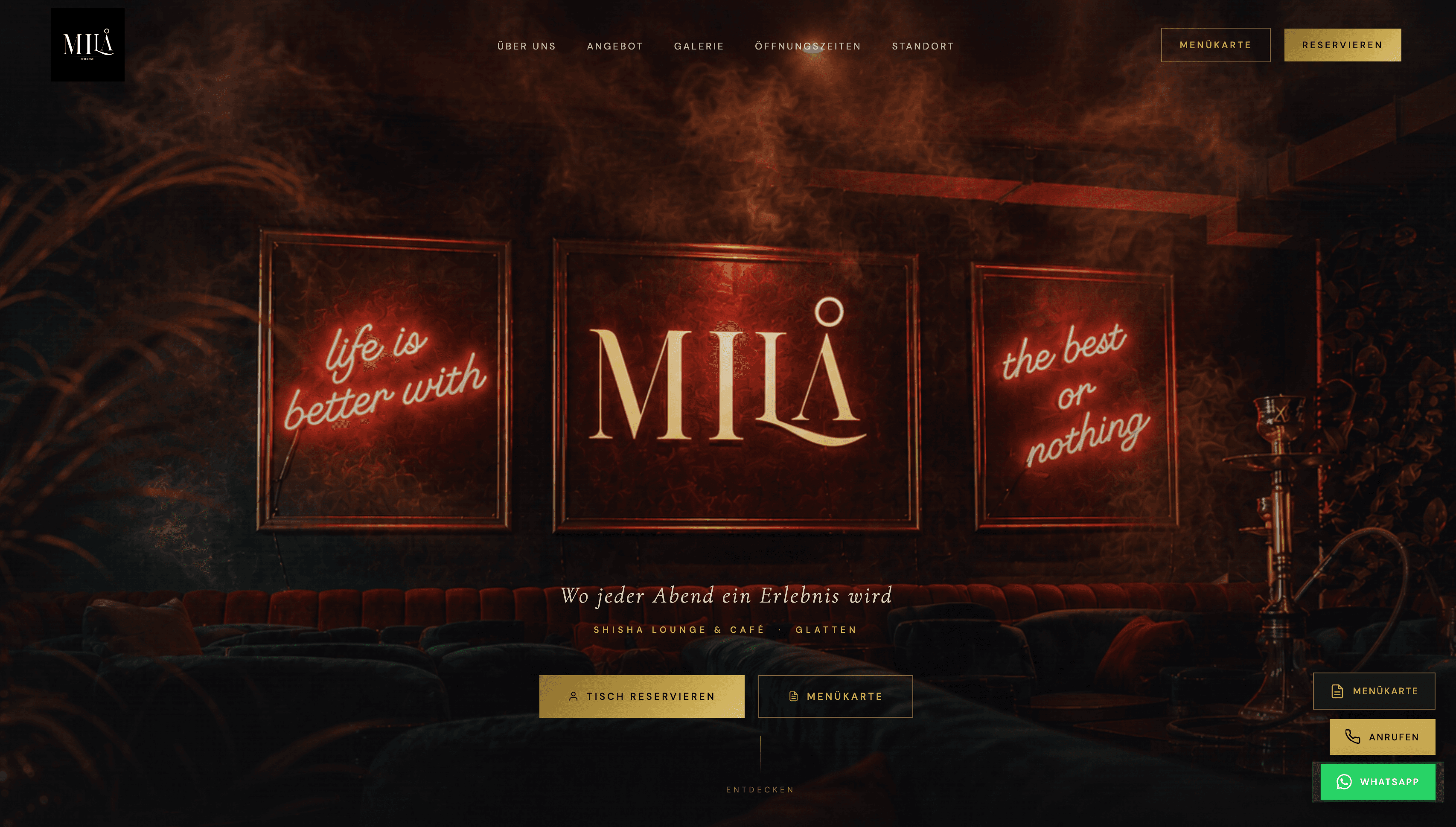 MILÀ Lounge — Lumora Studio
